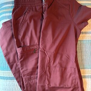 Healing Hands women’s  Maroon Cargo Pants